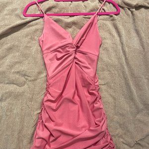 Lucy in the Sky pink mini dress